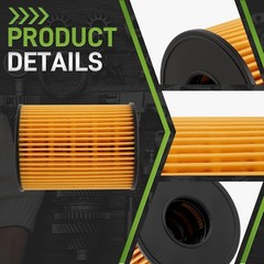26350-2S000 Oil Filter with Seals Compatible with Hyundai Santa Cruz 2.5L 2020-2