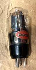 U12 MARCONIPHONE BLACK MESH PLATE BRITISH MADE LARGE CUP GETTER TUBE FW U14 NOS