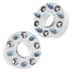 pcs 1.5 inch Hubcentric 5×4.5 Wheel Spacers 38mm (1.5in) Thickness 2 Silver
