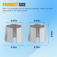 Car Battery Post Shims, Pure Lead Car Battery Positive & Negative Terminal 2PCS