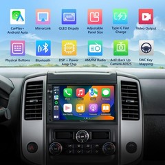 CAM+Indash Android Auto CarPlay 7″ 2Din Car Stereo Radio GPS Bluetooth Head Unit