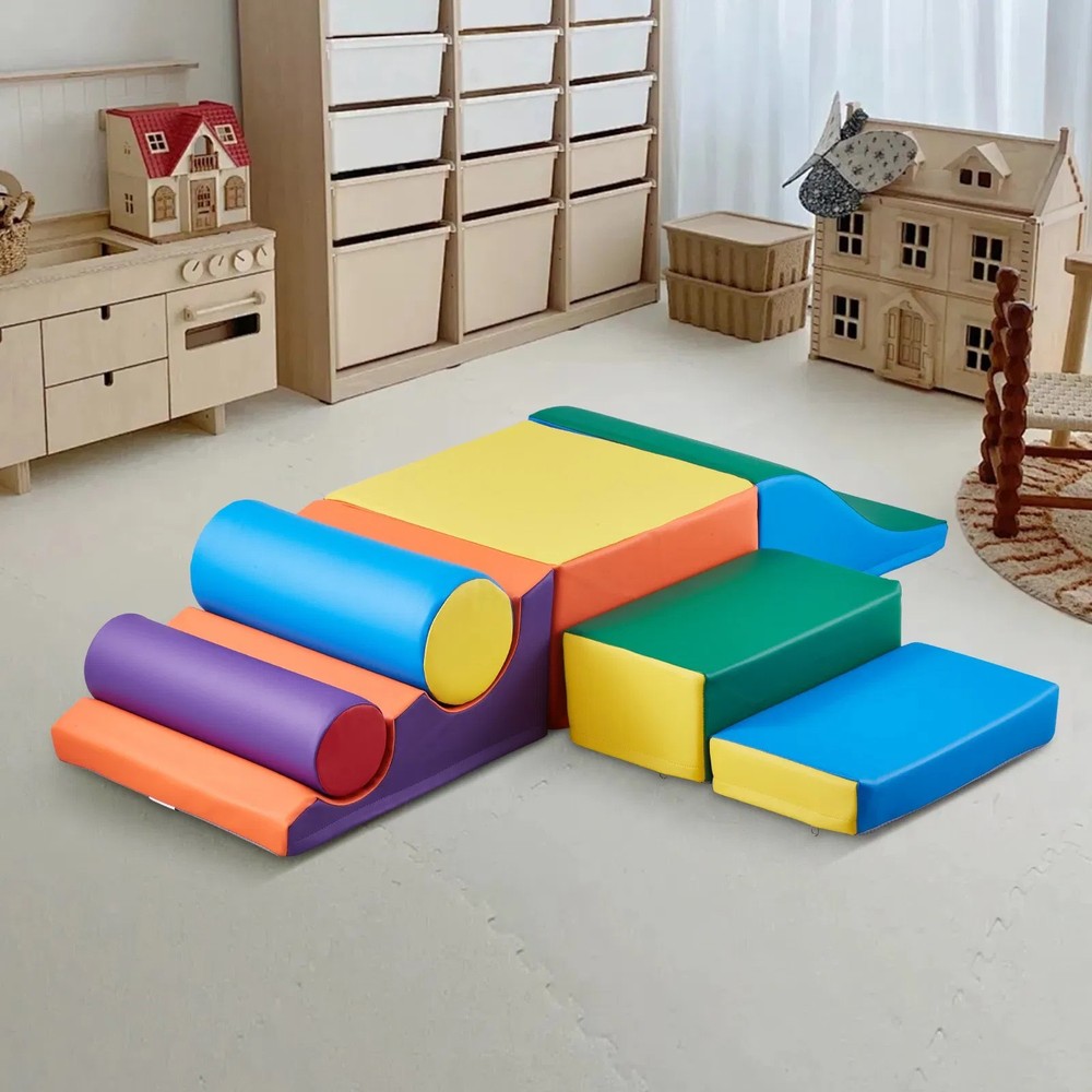 Climbing Toys, 7-Piece Set, Foam Climbing Toys for Toddlers 6 Months to 3 Years
