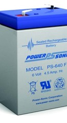 Power-Sonic 2 Pack – BATTERY 6V 6 VOLT SLA VRLA RECHARGEABLE 4, 4.5,5 AH