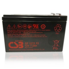 Brand New CSB 12v 7.2Ah Sealed Lead Acid Battery GP1272 F2/0.25″ Terminals