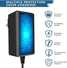 6V 1A Adapter for DC 6V 500mA 0.5A 600mA 0.6A Power Charger 5.5mmx2.1mm Center+