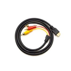 1080P HDMI Male To 3 RCA Video Audio AV Component Converter Adapter Cable HDTV