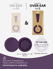 JVC HA-SW01 Earpad Repair & Protection mimimamo Headphone Cover L Purple
