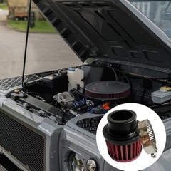 25mm 1″ Air Intake Filter – Cold Air Filter with Adjustable Clamp – Auto