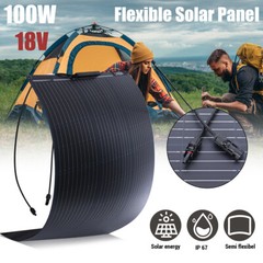 400W 200W Flexible Mono Solar Panel Kit Backup Generator Power Station RV Boat