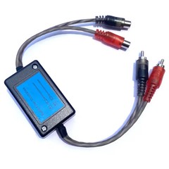 RCA Car Audio Noise Filter 2 Channel Suppressor Ground Loop Isolator Car Stereo