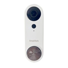 SimpliSafe Wired Wi-Fi video Doorbell Pro 1080p HD Smart security Camera White