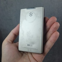Microsoft Zune 80GB Black MP3 Media Player Model 1126 For Parts Repair READ a