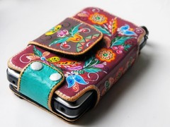 Cowon A2 A3 painted case. Stylized as Uftyuga painted.