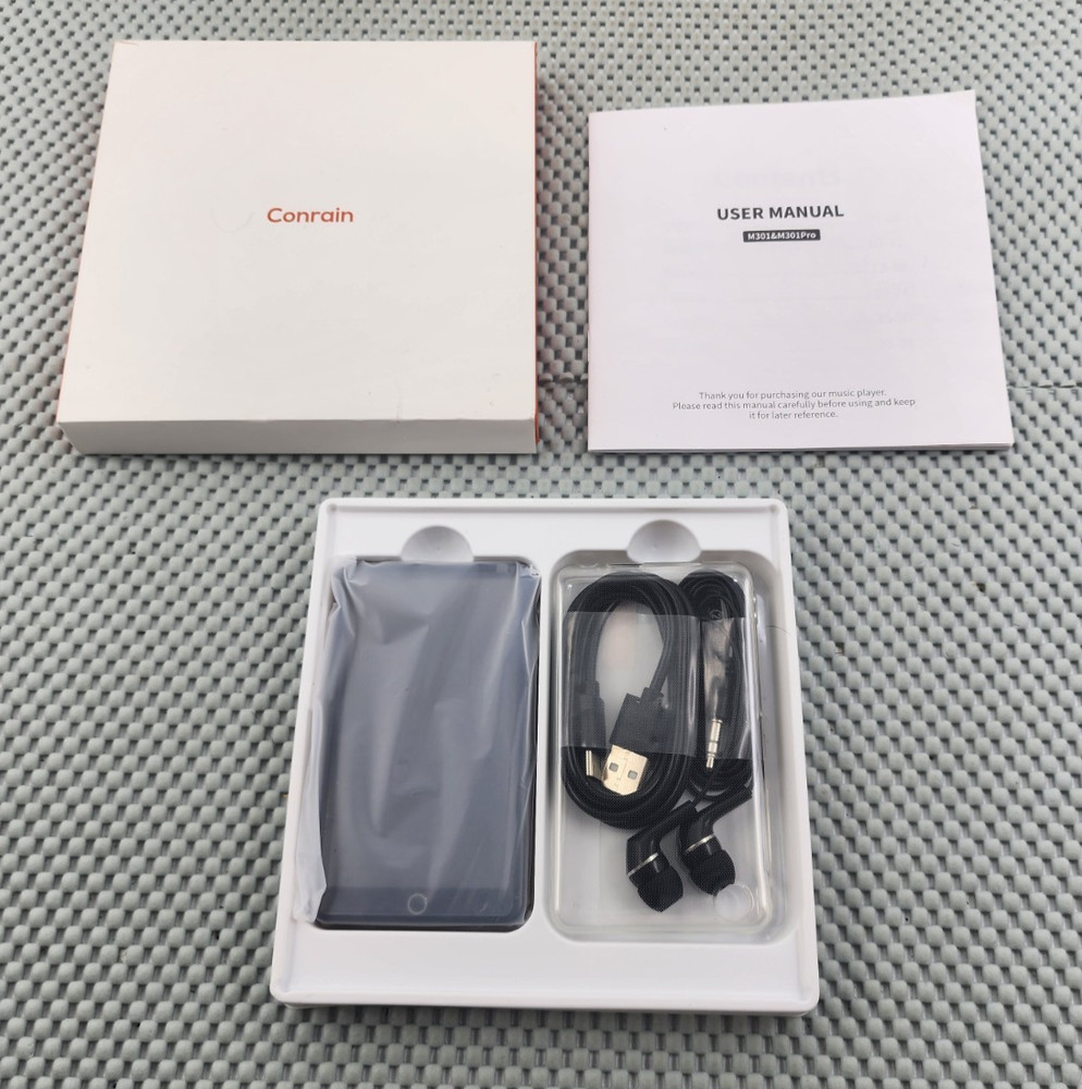 Conrain MP3 Player with Bluetooth 32GB + 64GB MicroSD M301 Pro