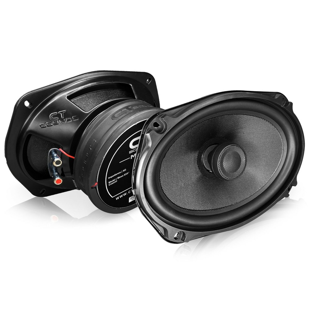 CT Sounds Meso 6×9” 400 Watt 2-Way Premium Coaxial Car Speakers, Pair
