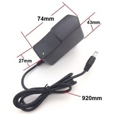 5V 1.5A AC/DC Adapter Power Supply Charger with 5.5×2.1mm + 3 DC Power Tips