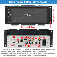 CarPlay For Chrysler PT Cruiser 2001-2005 Android 15 Car Stereo Radio GPS WIFI