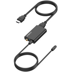 192Khz HDMI ARC Audio Extractor to Optical TOSLINK SPDIF & Coaxial Audio Splitte