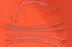 SMA Plug to SMB Jack Bulkhead – 24cm Semi-Rigid Formable Coax – Pasternack