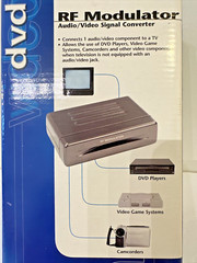 RF Modulator Audio / Video Converter Model DVD647 DVD Video Games Camcorders NEW