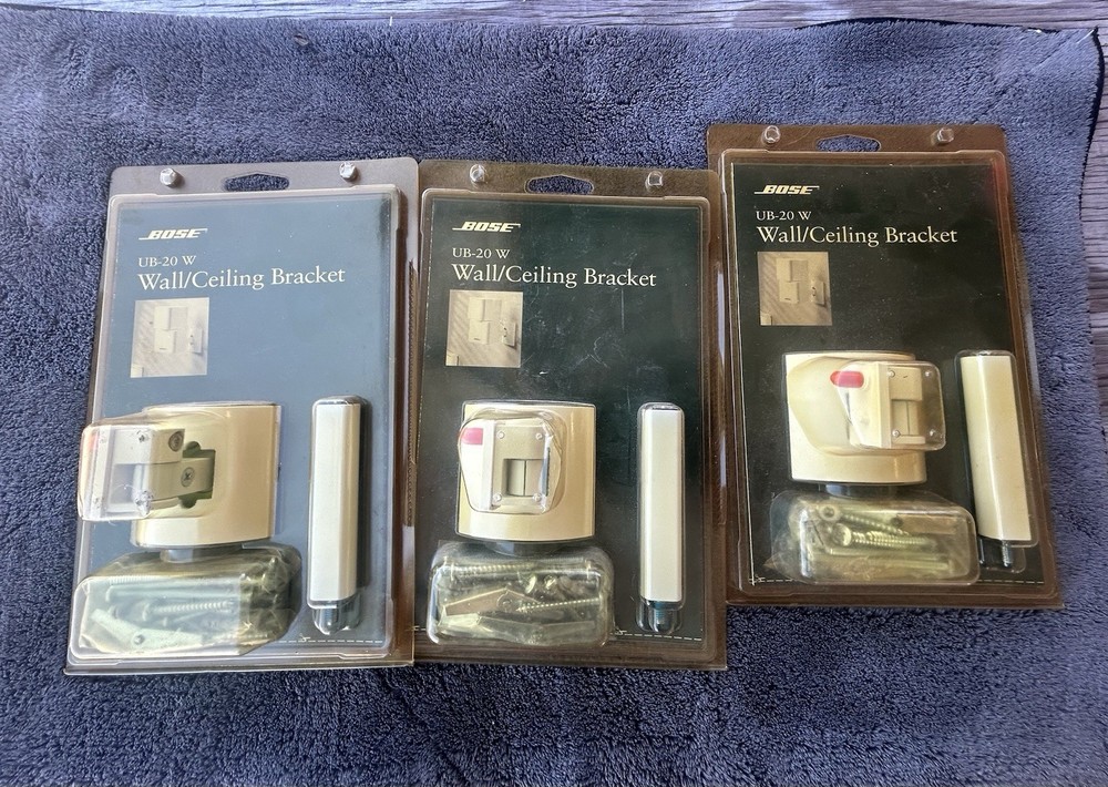 Bose – 3 New Unopened . UB20 W Wall Ceiling Bracket New +++++