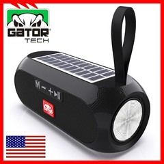 Bluetooth Wireless Portable Speaker Solar Power Stereo Bass USB SD FM Radio LOUD