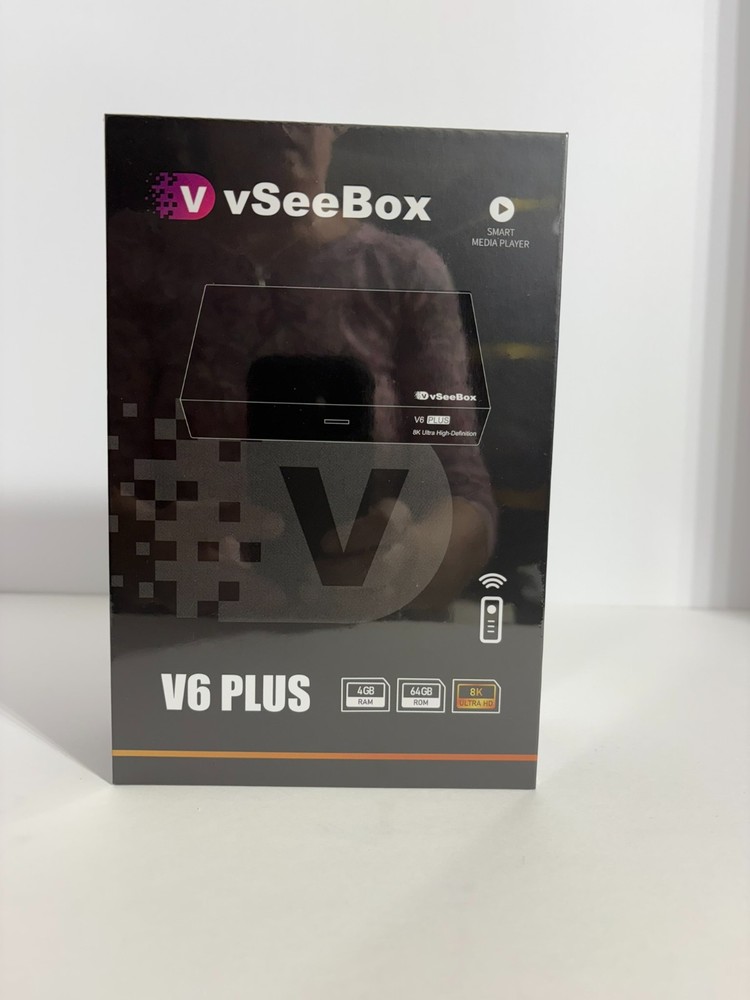 vSeeBox V6 Plus Media Device / Authorized Distributor/New Sealed in Box