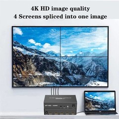 MT-VIKI 4K@60Hz 1×4 HDMI Video Wall Controller Processor 1 in 4 out Multi Screen