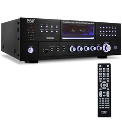Pyle Bluetooth Home Theater Amplifier Receiver w/ Multimedia Disc Player, 3000 W