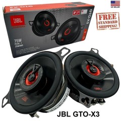JBL GTO-X3 GTO Series 3.5″ 3-1/2″ 2-Way 75W Car Speakers Crystal CLEAR -GX328