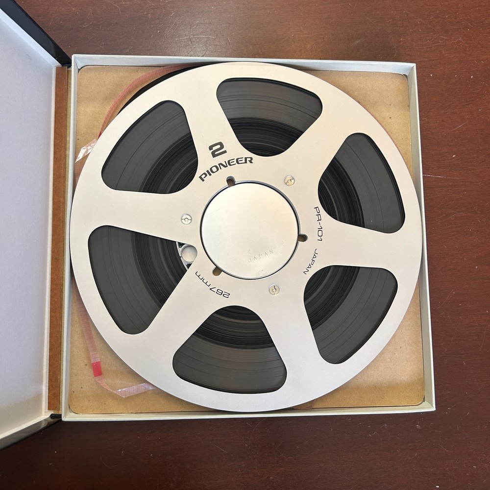 Vintage Original Pioneer PR-101 267mm 10.5“ Inch Aluminum Take Up Reel Awesome!