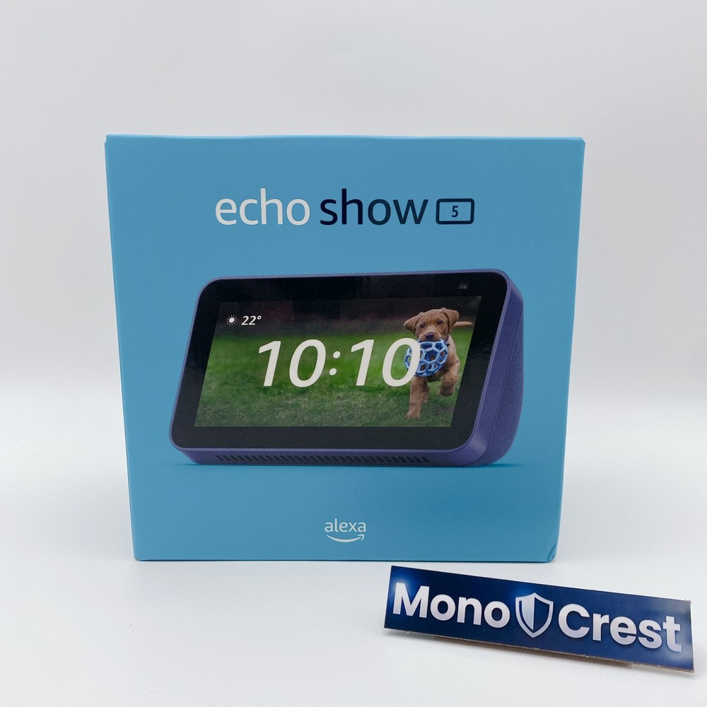 Amazon Echo Show 5 2nd Gen Smart Display Speaker Charcoal Black Alexa AI Home