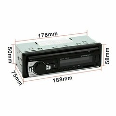 Bluetooth Car Stereo Audio In-Dash Aux Input Receiver SD USB MP3 Radio Player FM