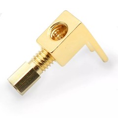 4x Gold Plated Copper Spade Fork Banana Plug Adapter Kits For HIFI Audio Cable