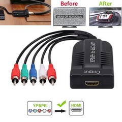 Component YPbPr to HDMI TV Adapter RGB Converter Adapter R / L Audio Output