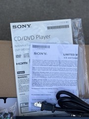 NEW Sony DVP-SR510H DVD Player 1080p Upscaling 1080p HDMI Output Black