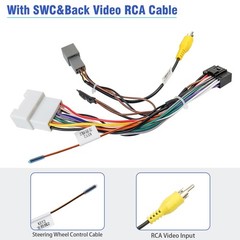 20Pin Radio Wire Harness for Mitsubishi Stereo Wiring Adapter Kit,Android Rad…