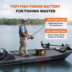 LiTime 16V 70Ah/100Ah Bluetooth LowTemp Fish Finder Lithium Battery LiFePO4 IP65