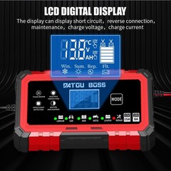 2* 12V 15A and 24V 8A Fast Battery Charger for 12V/24V LiFePO4 Lithium Batterie