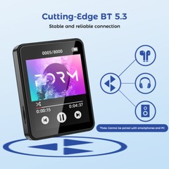 Bluetooth 5.3 Touch Screen MP3 Player Sport Lossless Sound HIFI Music FM Radio