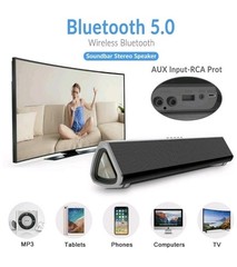 Bluetooth Sound Bar Speaker for TV PC AUX USB 16 Inch Portable LP-S16 BRAND NEW!