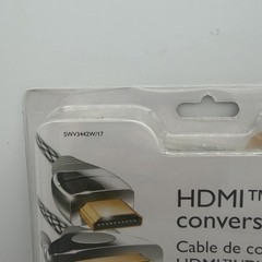 NEW Philips HDMI/DVI Conversion Cable 6 Foot Model SWV3442W/17 24k Gold Plated
