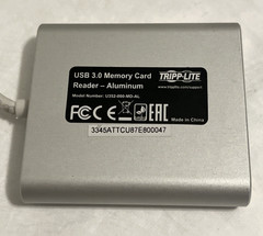 TrippLite USB 3.0 Memory Card Reader – Aluminum, U352-000-MD-AL, Great Condition