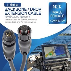 NMEA 2000(N2K) Backbone Cable for Lowrance Simrad B&G Navico & Garmin Network