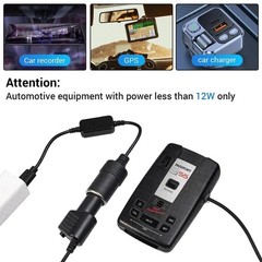 USB C Male to 12V Car Cigarette Lighter Socket Female Converter Adapter Power Ca