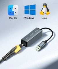 Premium USB Type-A to TOSLINK Optical Fiber Audio Adapter USB to SPDIF Converter