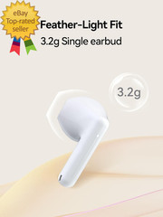 Q10 Wireless Earbuds (White) 32 Ohms 0.01 Kilograms Bluetooth
