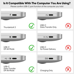 4K USB C to HDMI Cable 15 or 20FT, High Speed Type-C to HDMI Cord-Braided,Thunde