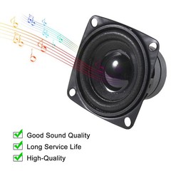 2PCS 2″ 8Ohm 10W DIY Small Full Range Audio Speaker Stereo Woofer Loudspeaker…