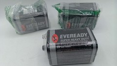 EVEREADY 6V Battery, Super Heavy Duty 6 Volt Battery- Pack of 3